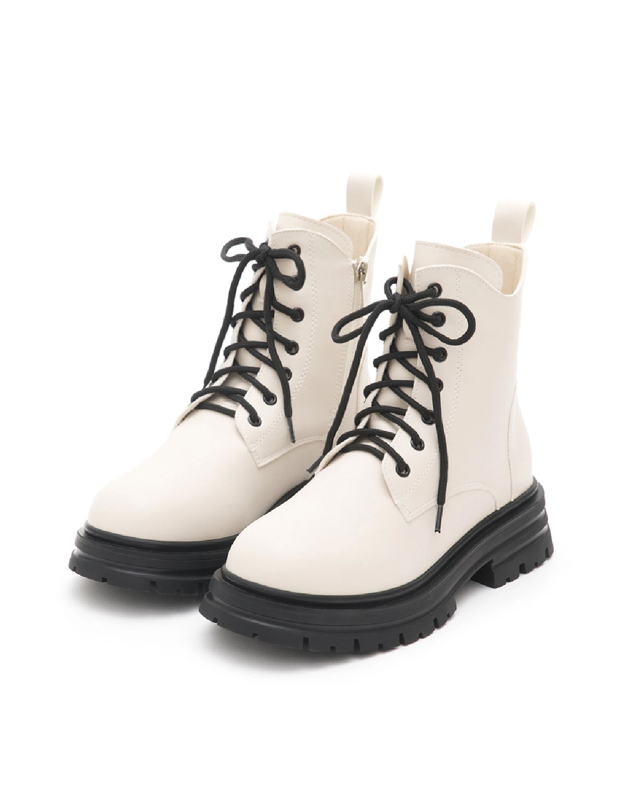 Cool Style Hack | Side V-Cut Lace-Up Martin Ankle Boots