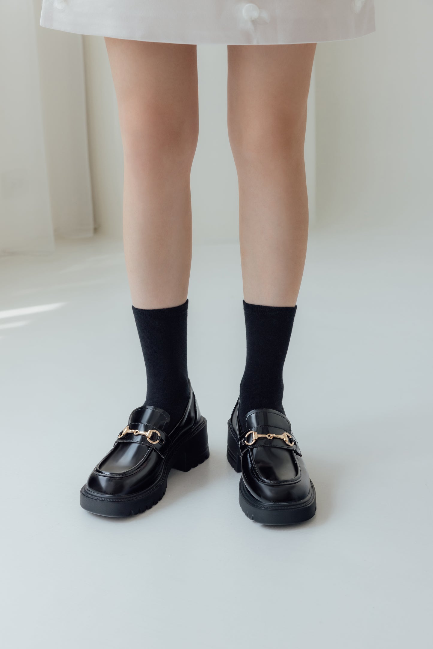 Aristocrat Academy · Patent Leather Platform Lightweight Loafers