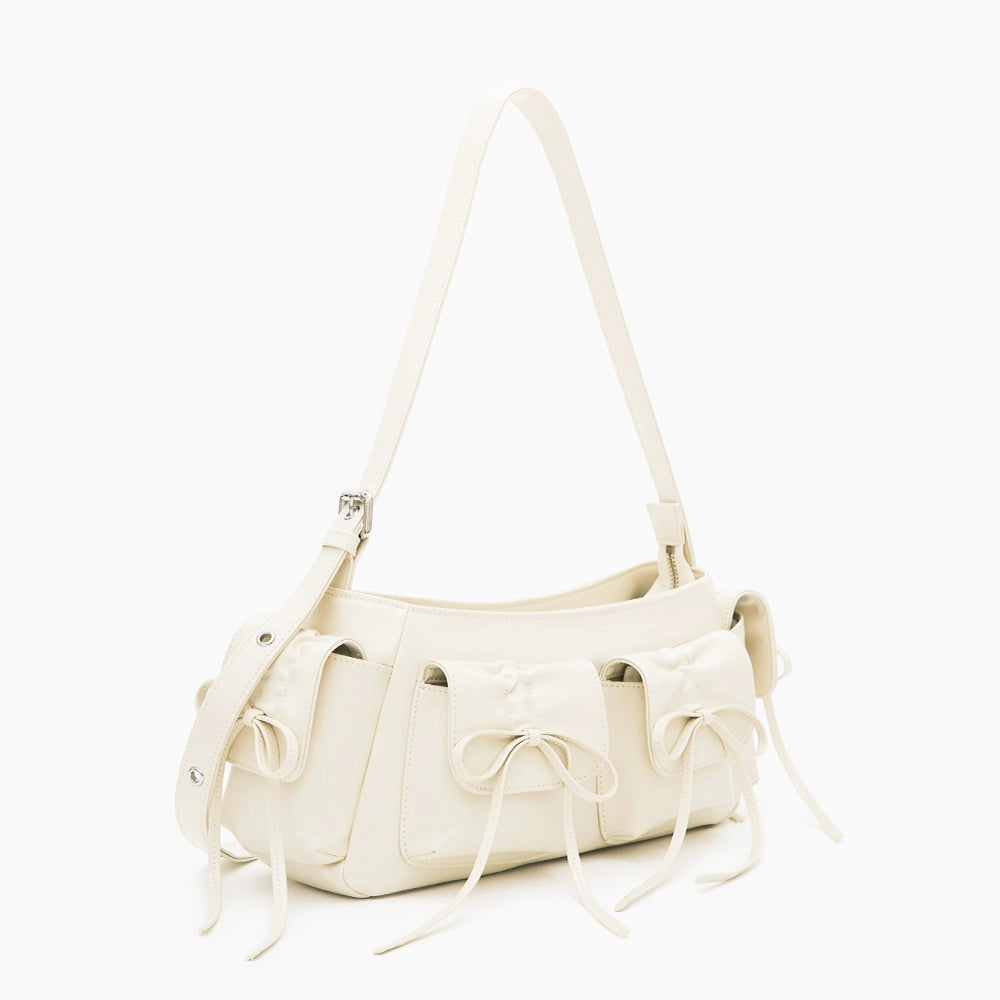 Nabi Bowknot Multi-Pocket 2-Way Crossbody Bag