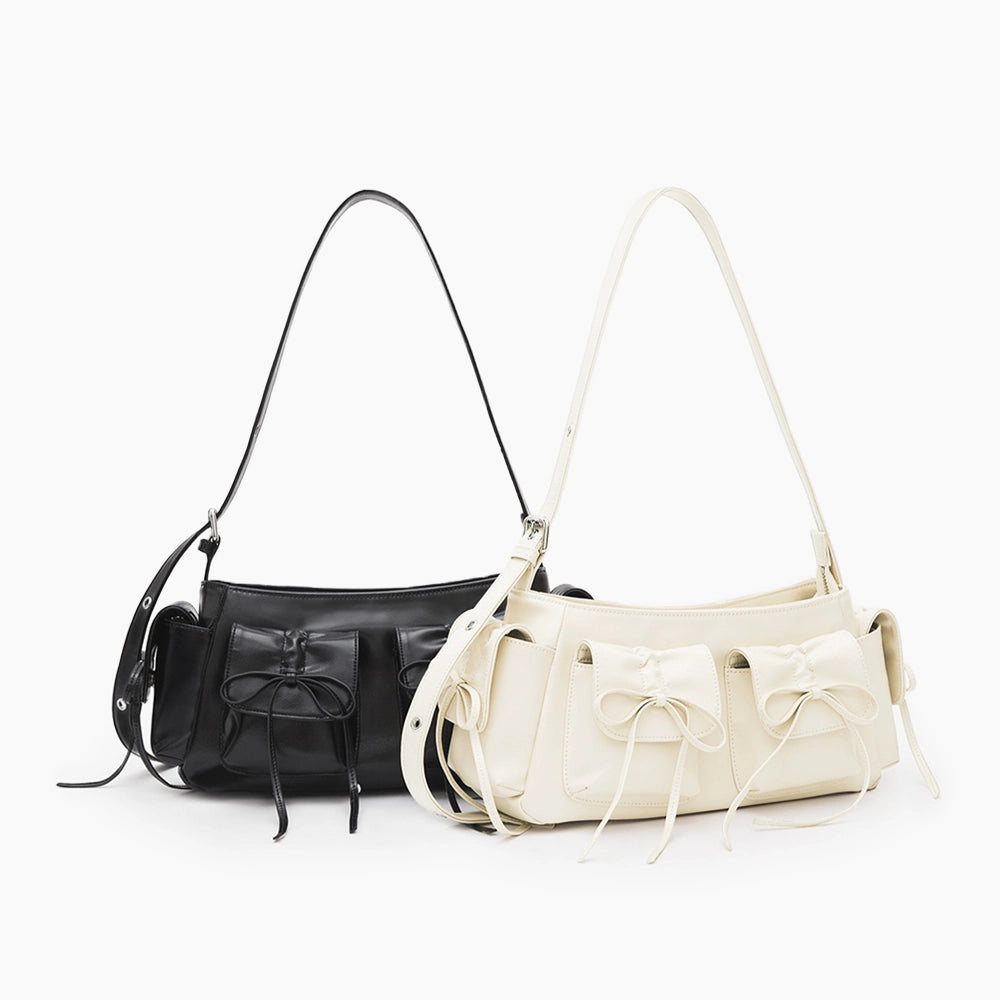 Nabi Bowknot Multi-Pocket 2-Way Crossbody Bag