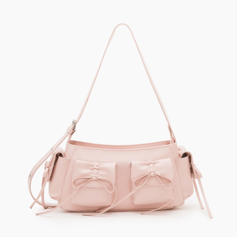Nabi Bowknot Multi-Pocket 2-Way Crossbody Bag
