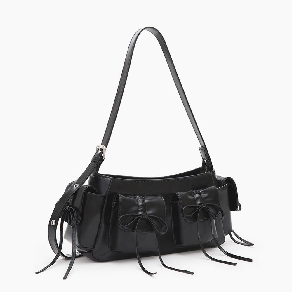 Nabi Bowknot Multi-Pocket 2-Way Crossbody Bag