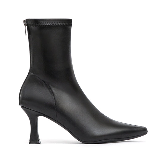 Slimming Magic Pointed Toe High-Heel Ankle Boots