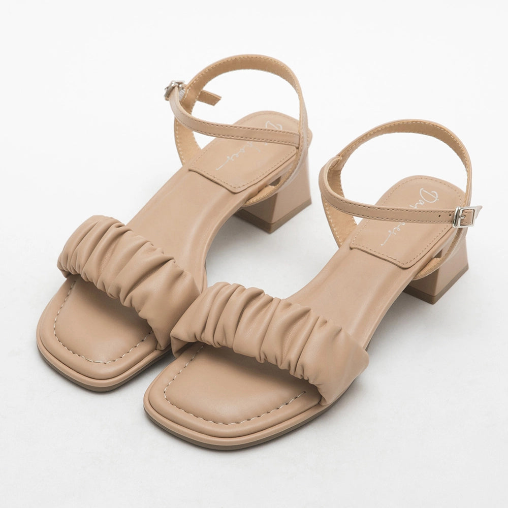 Cloud-Grip Soft Cushion Mid-Heel Sandals