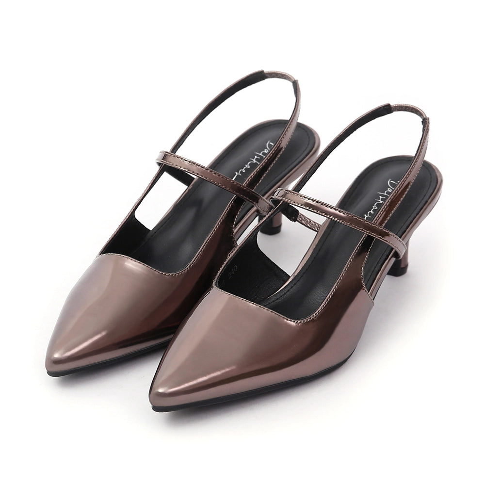 Fall in Love Instantly – Pointed Toe Low-Heel Slingbacks