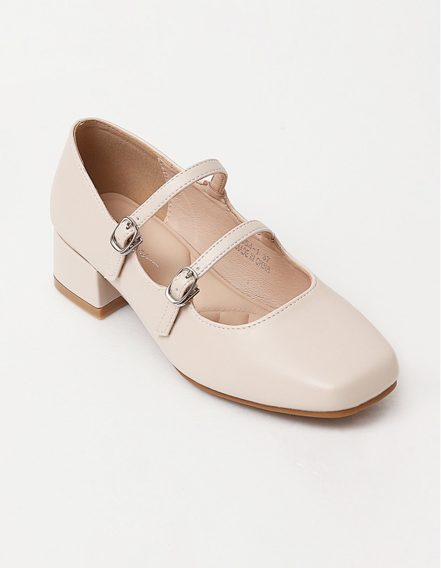 Whirlwind Jenny | 4D Comfort Double-Strap Low Heels