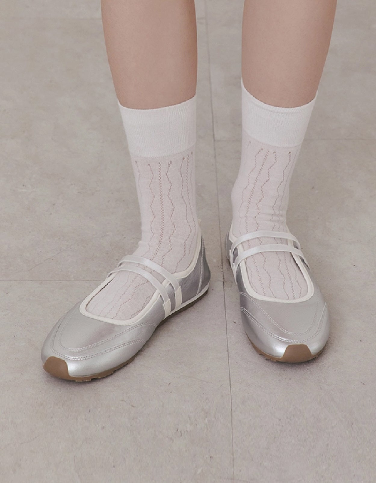 Youth Boost | Sporty Double-Strap Ballet Shoes