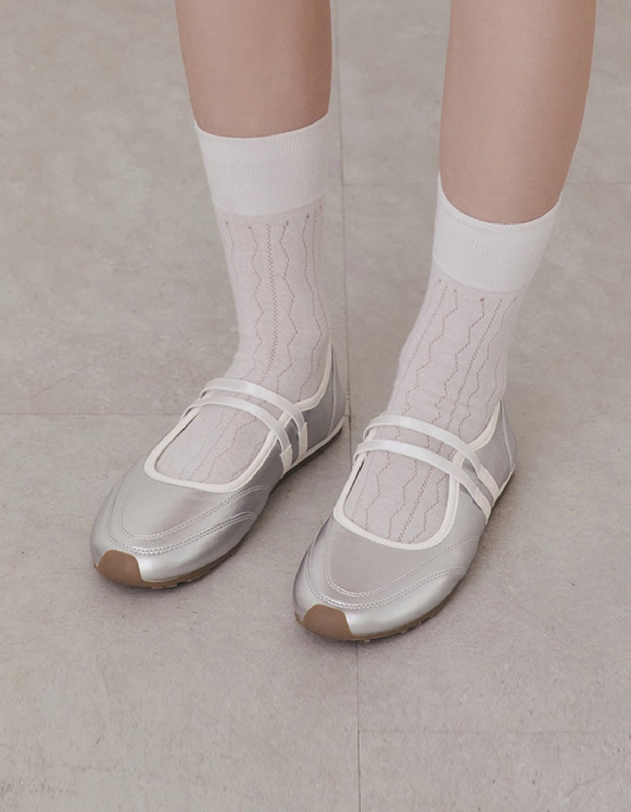 Youth Boost | Sporty Double-Strap Ballet Shoes