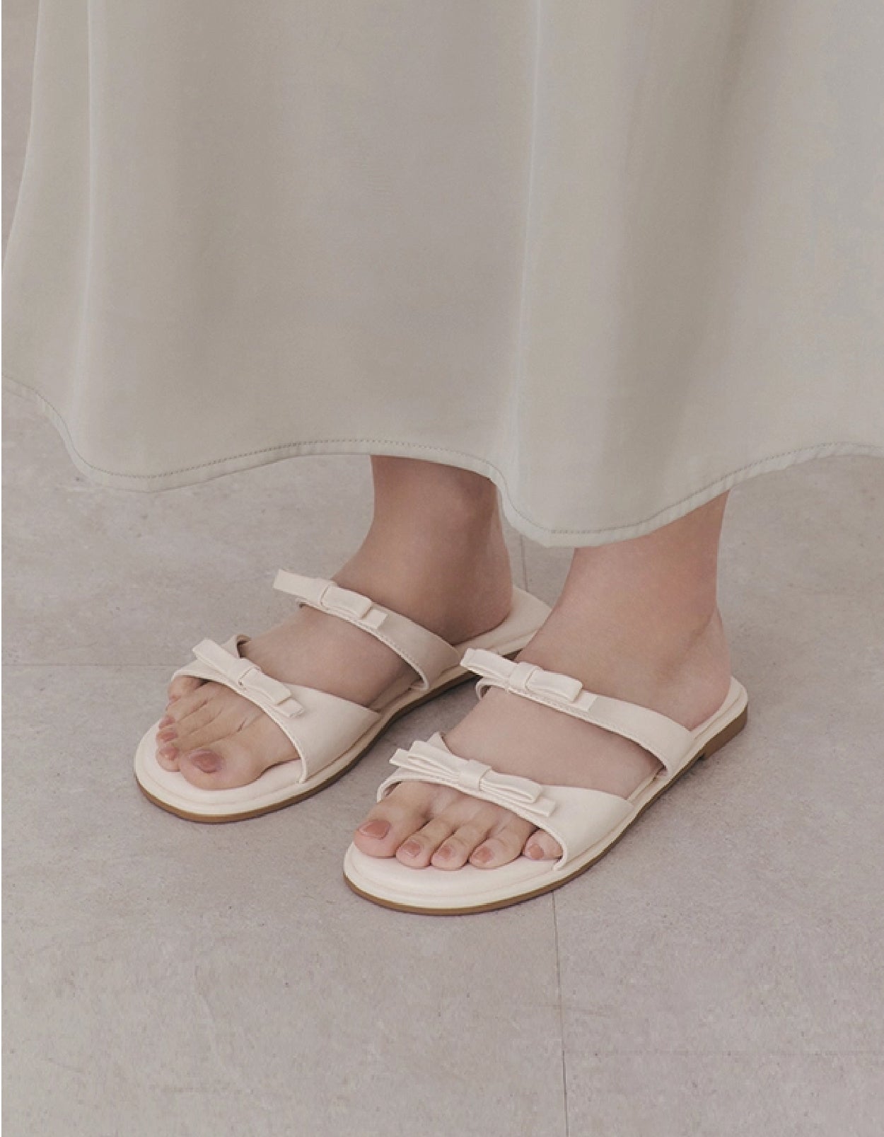 Cloud Bliss | Soft Twin Bow Sandals