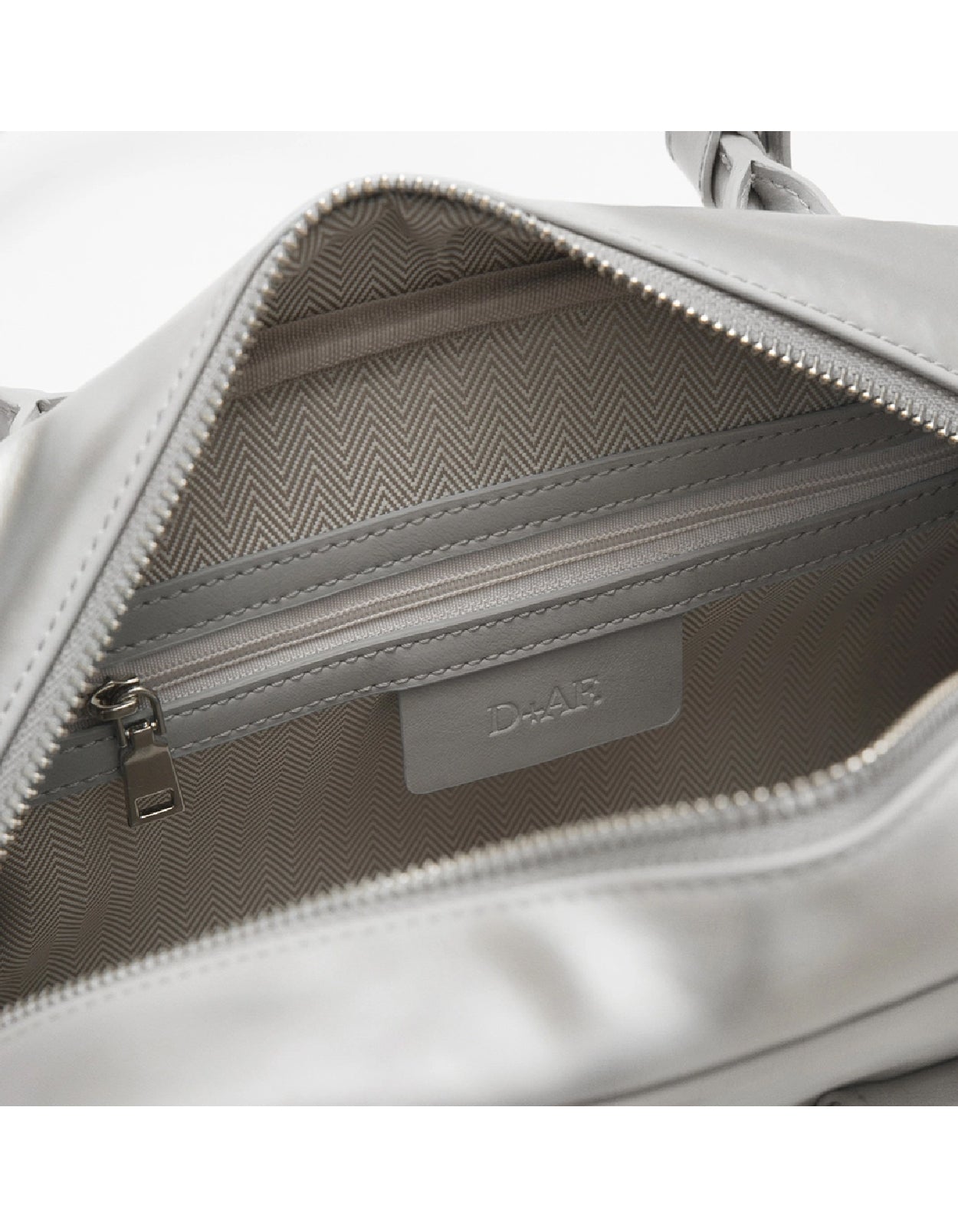 Double-Pocket Retro Bowling Handbag