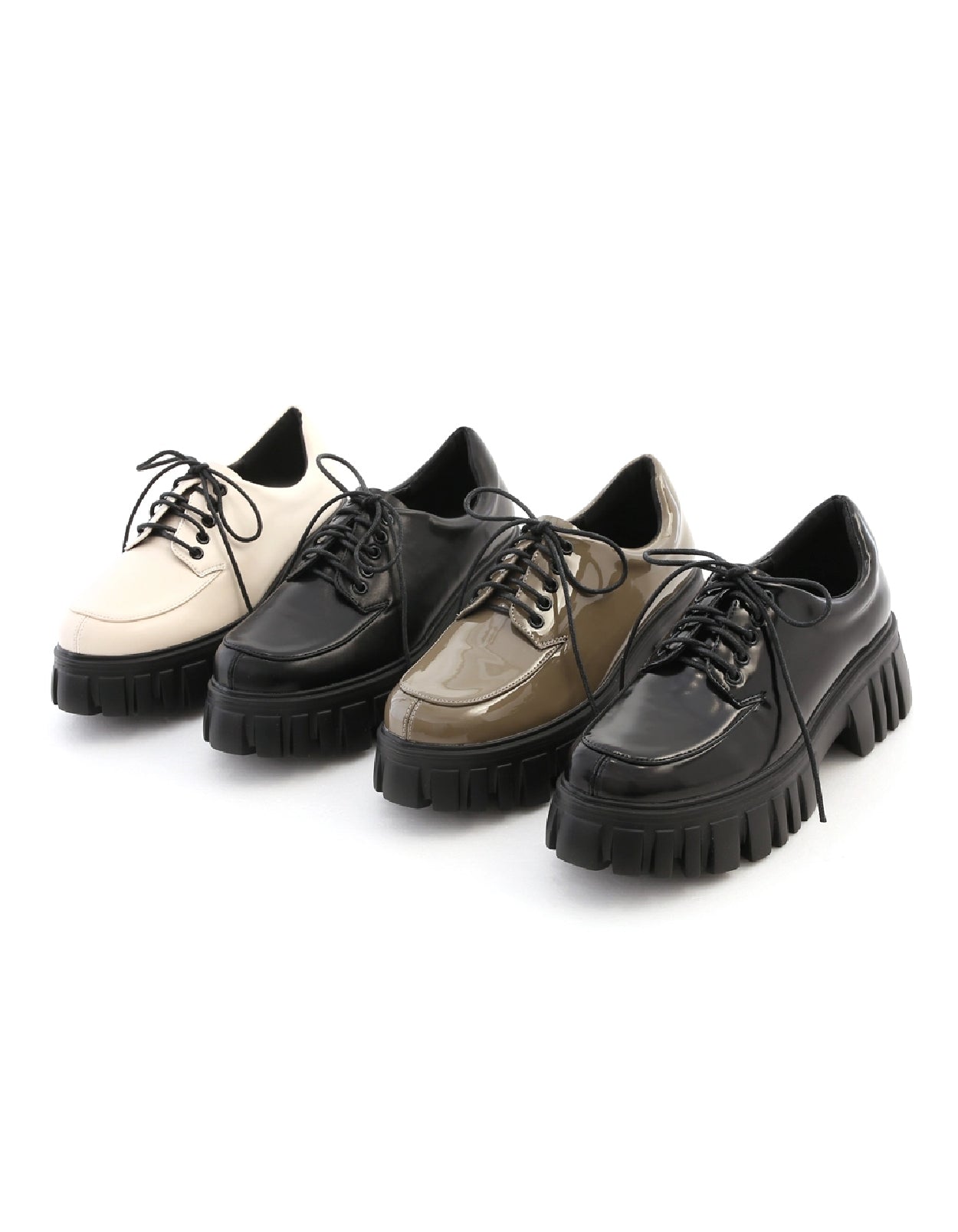 Modern Girl | Lightweight Derby Shoes with Serrated Soles