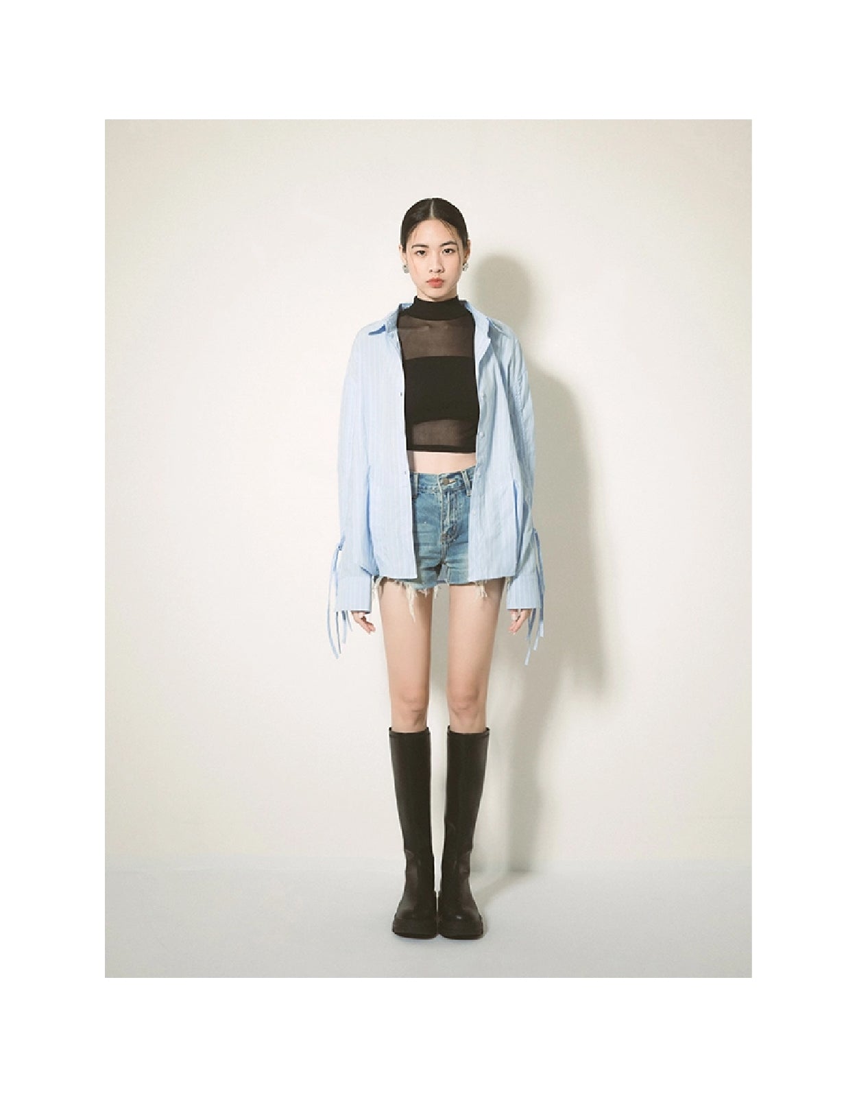 K-Pop Vibes | Minimalist Slim-Fit Platform Long Boots