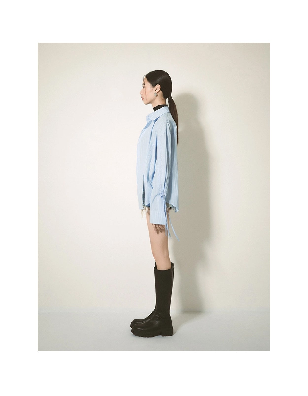 K-Pop Vibes | Minimalist Slim-Fit Platform Long Boots