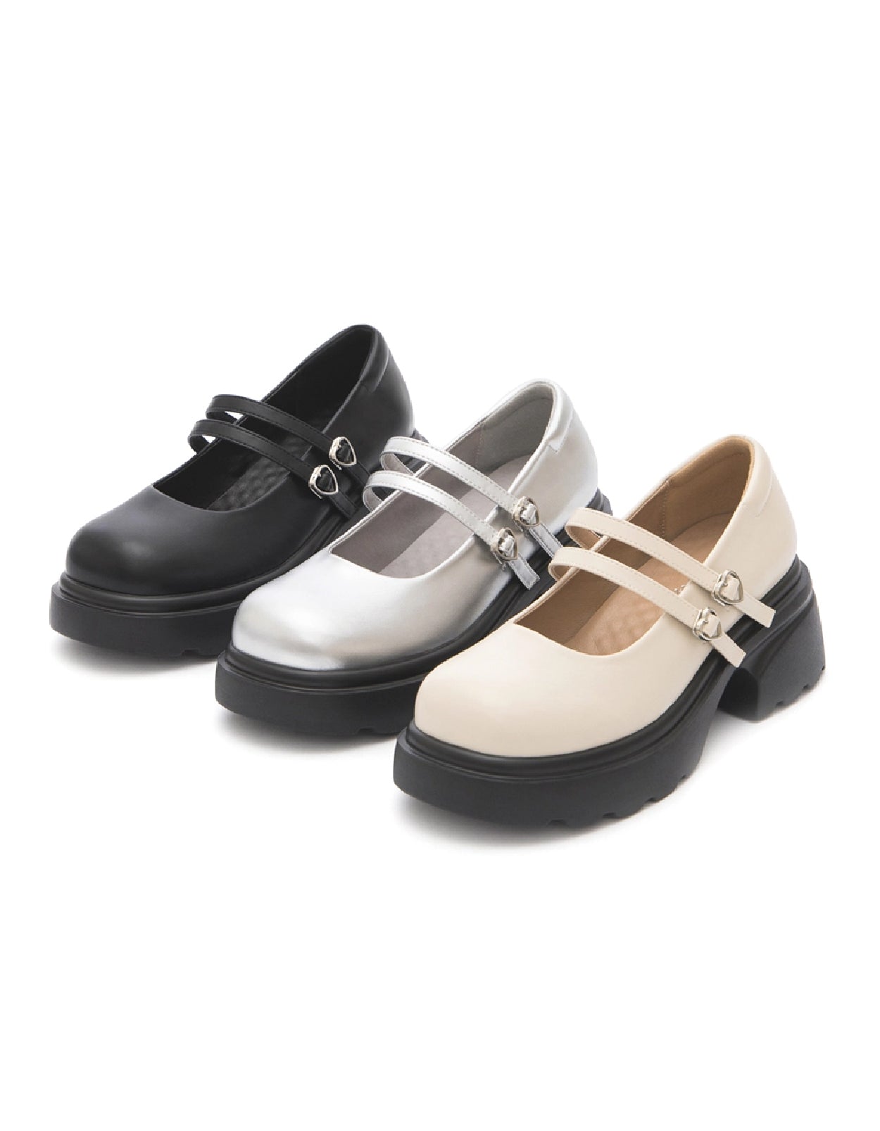 Sweetheart Charm | Lightweight Double-Strap Mary Janes