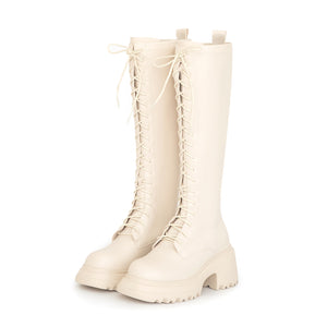 Beige White