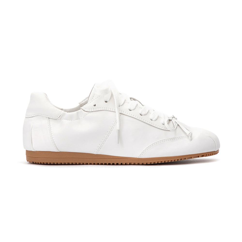 Velvet Shine | Lace-Up Ballet Casual Shoes