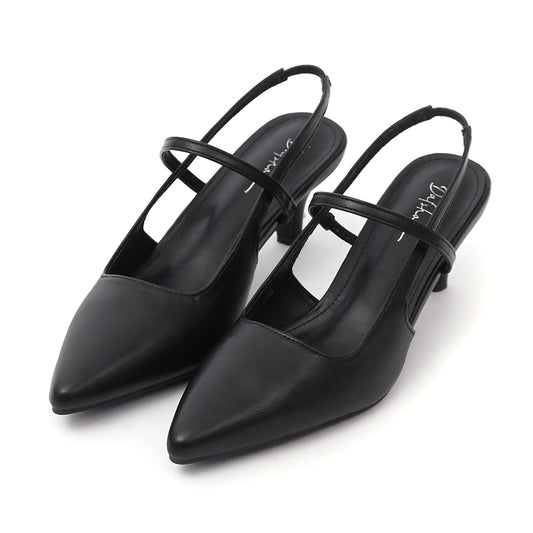 Fall in Love Instantly – Pointed Toe Low-Heel Slingbacks