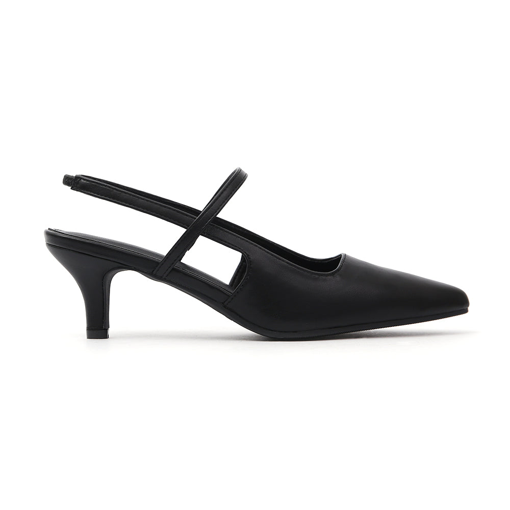 Fall in Love Instantly – Pointed Toe Low-Heel Slingbacks