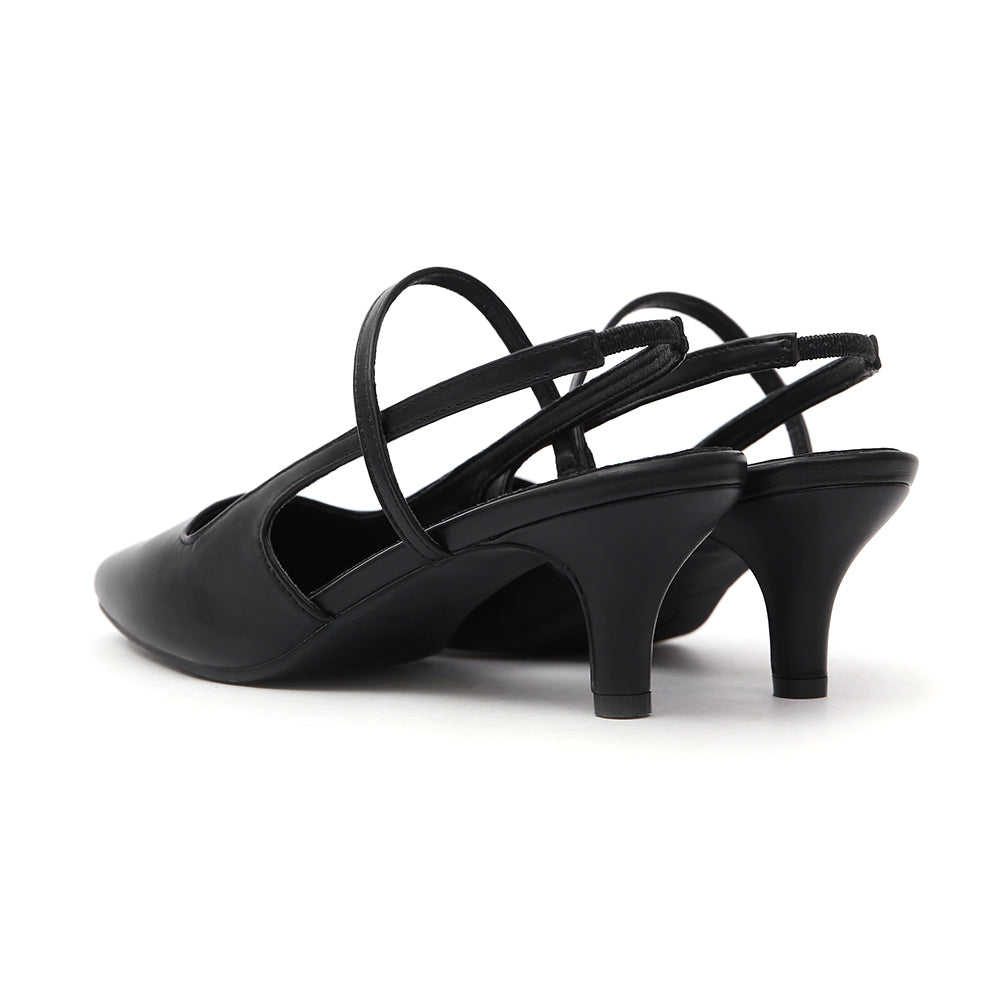 Fall in Love Instantly – Pointed Toe Low-Heel Slingbacks