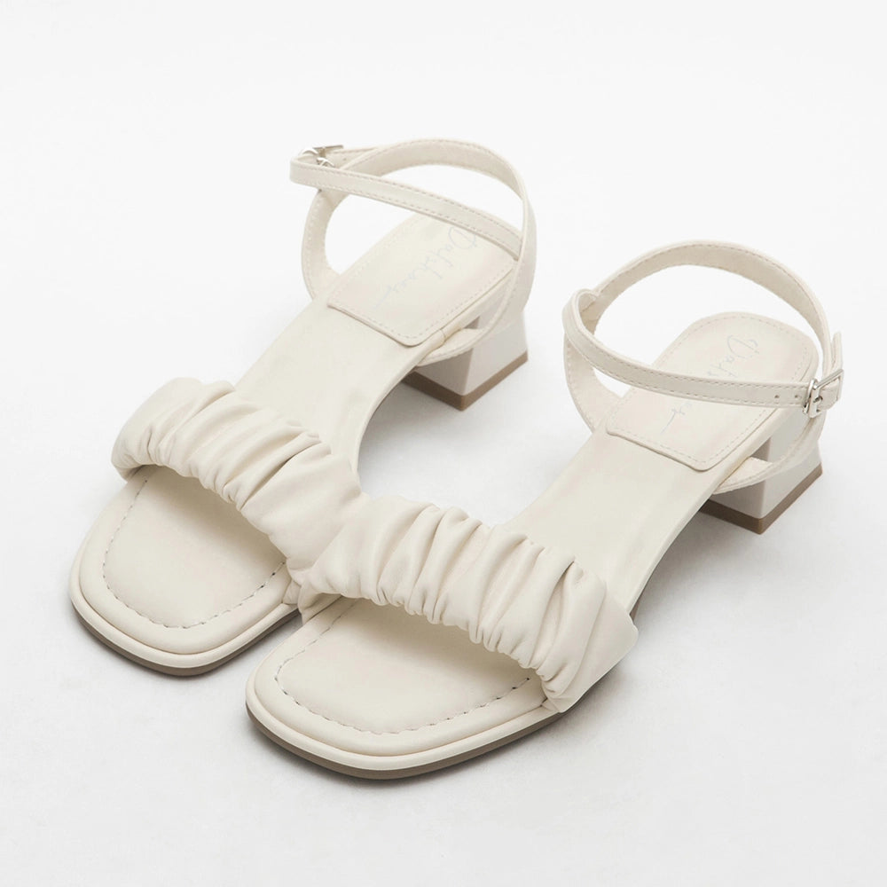 Cloud-Grip Soft Cushion Mid-Heel Sandals