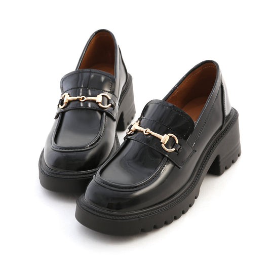 Aristocrat Academy · Patent Leather Platform Lightweight Loafers