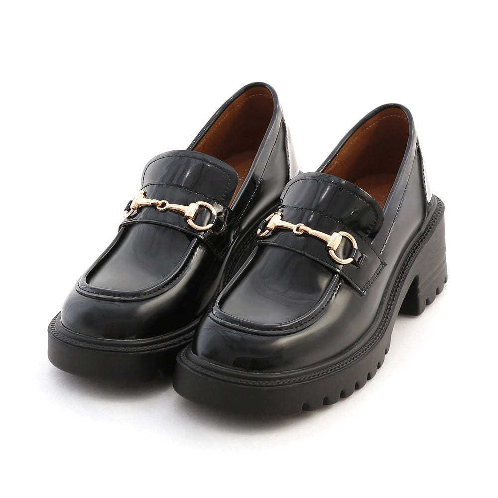 Aristocrat Academy | Patent Leather Platform Lightweight Loafers