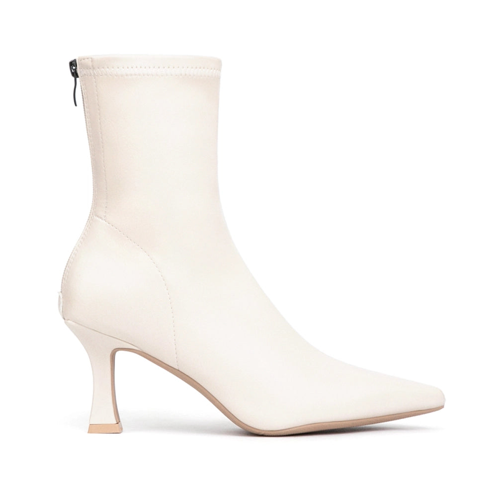 Slimming Magic Pointed Toe High-Heel Ankle Boots