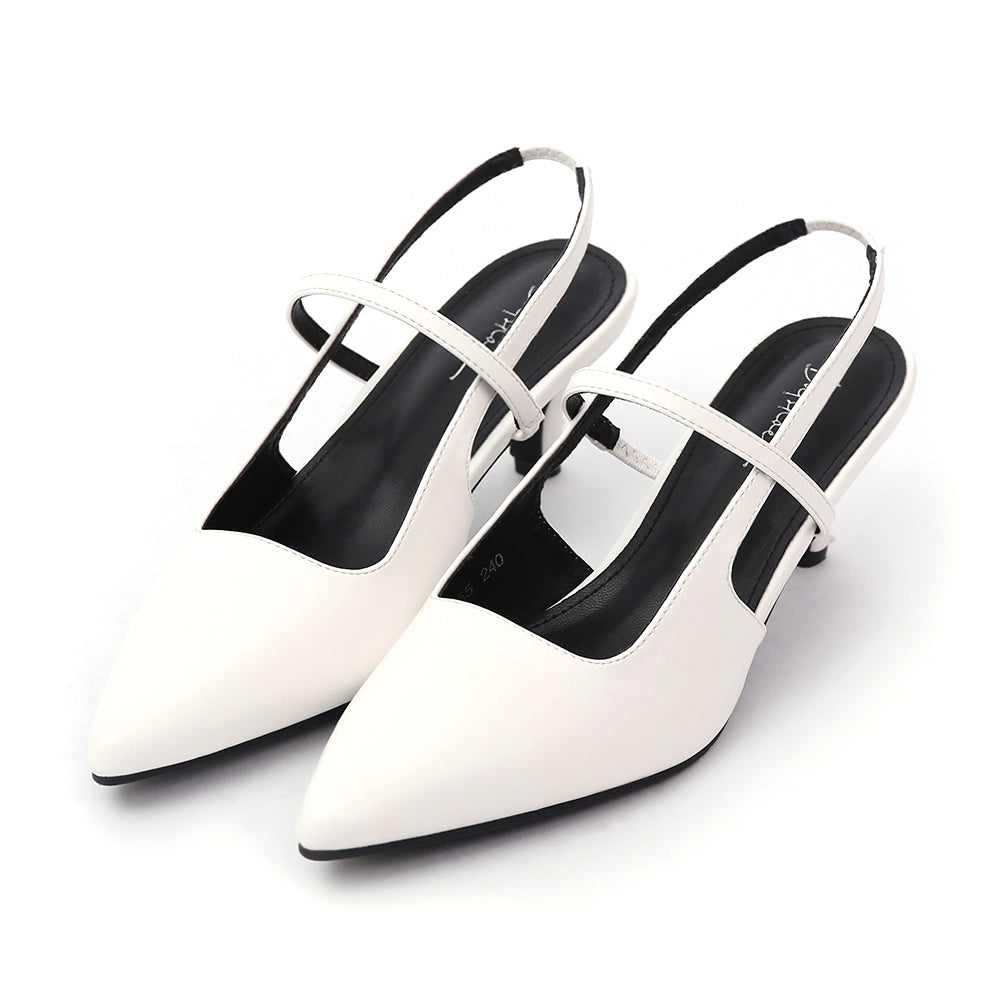 Fall in Love Instantly | Pointed Toe Low-Heel Slingbacks