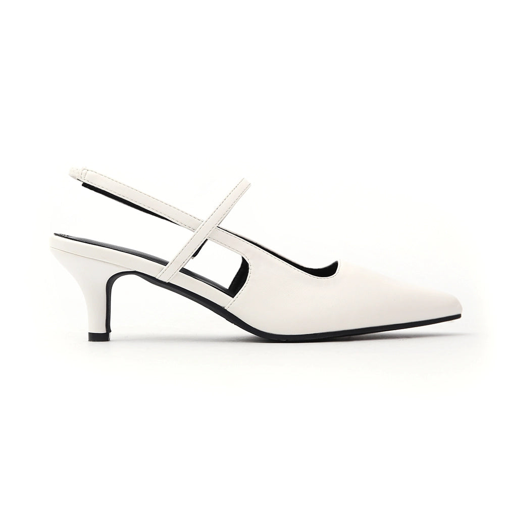 Fall in Love Instantly – Pointed Toe Low-Heel Slingbacks