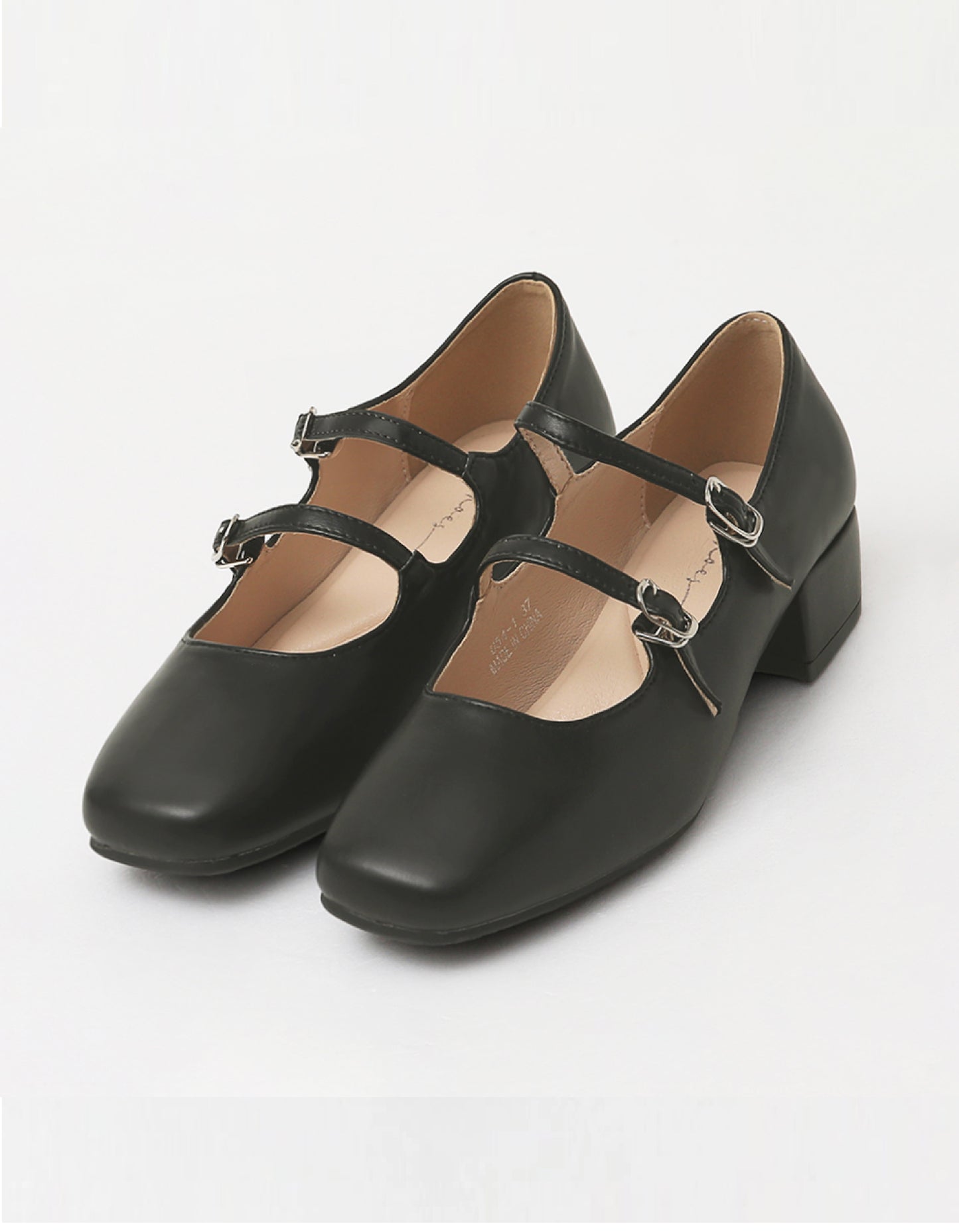 Whirlwind Jenny | 4D Comfort Double-Strap Low Heels