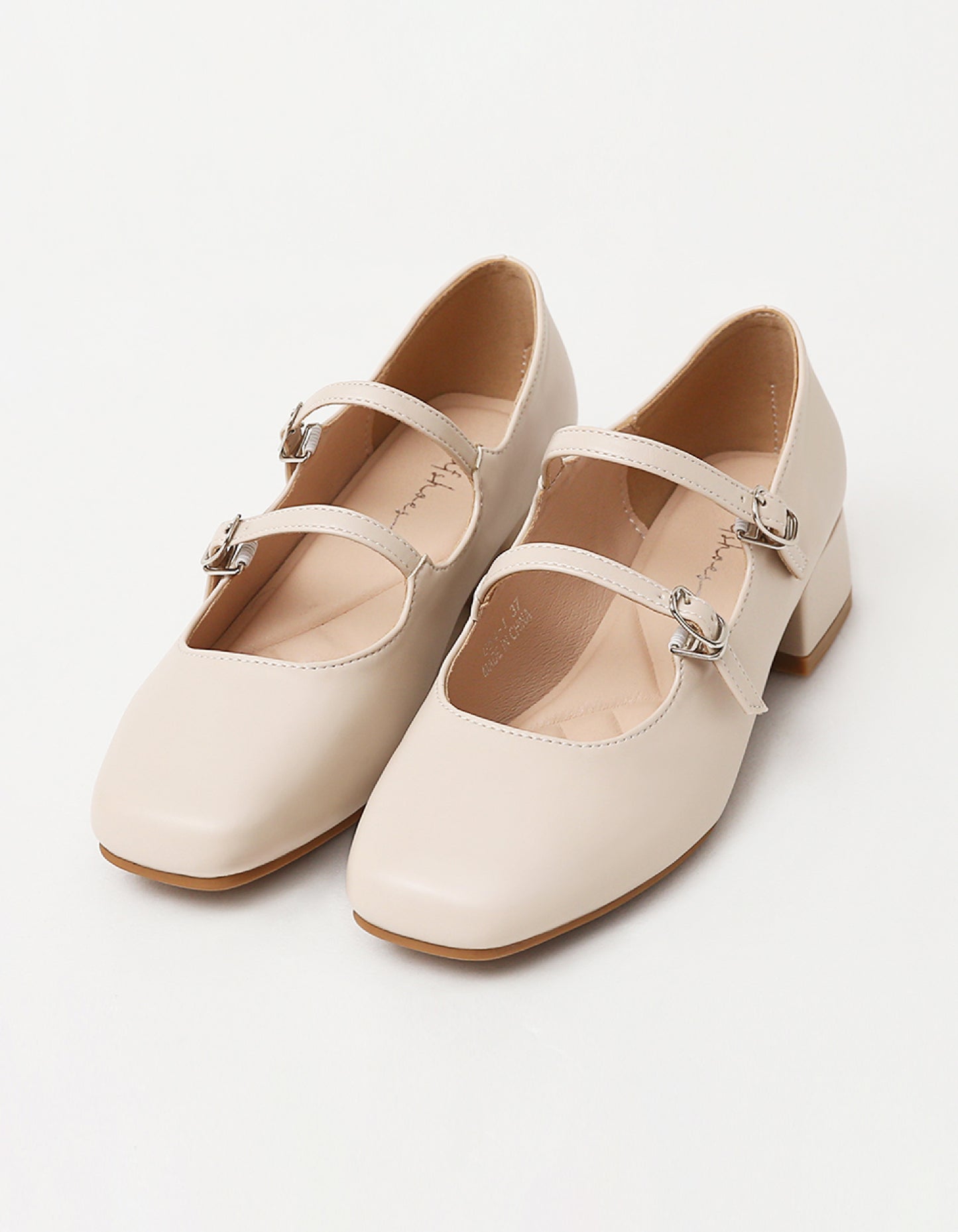 Whirlwind Jenny | 4D Comfort Double-Strap Low Heels