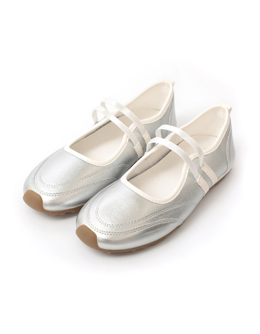Youth Boost  |  Sporty Double-Strap Ballet Shoes